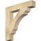 Ekena Millwork Olympic Block Rough Sawn Bracket, Douglas Fir, 4"W x 24"D x 24"H BKT04X24X24OLY05RDF - alternate 1
